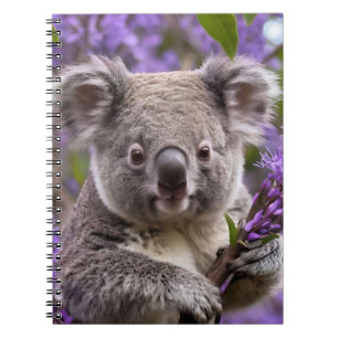 Paarse Jacaranda Koala Beer, Notitieboek