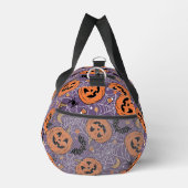 Paarse Jack-O-Lantern Halloweenpatroon Plunjezak (Rechts)