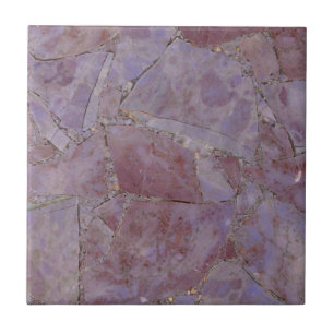 Paarse Jade Quartz Print Backsplash Tegel Tegeltje