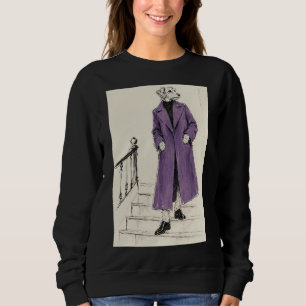 Paarse Jas Mode Hond Shirt Trap
