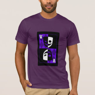 Paarse Joker Poker Diamanten Geïnspireerde Custom T-shirt