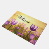 Paarse Jubilee Doormat Deurmat (Schuin)