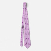Paarse juristen stropdas (Achterkant)