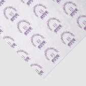 Paarse kaarsen tissuepapier (Detail)