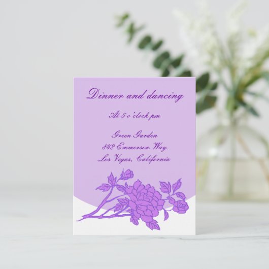 Paarse Kaarten voor aangepaste ventilatoropvang (Staand voorkant)