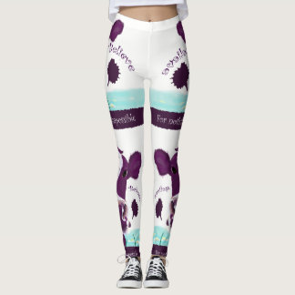 Paarse kabeljauw, misschien wel overweldigende vlu leggings