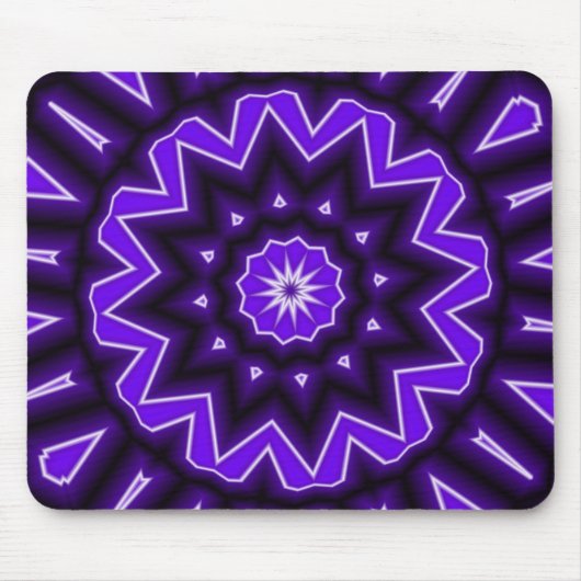 Paarse Kaledoscoop Muismat (Voorkant)