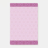 Paarse Kaleidoscopen Sticky Note Pad (Voorkant)