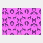 Paarse katten inpakpapier vel (Voorkant 2)