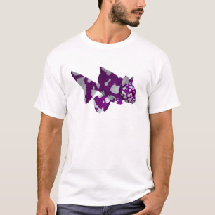 Paarse katvis t-shirt