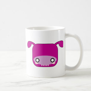 Paarse Kawaii Monster Koffiemok