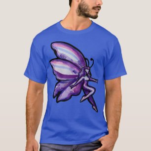 Paarse keiharde kunst paarse keizersnede t-shirt