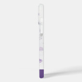 Paarse kerst Case-Mate iPhone case (Achterkant / Links)