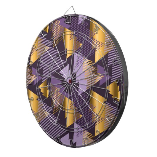 paarse kerstbomen dartbord (Voorkant Rechts)