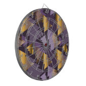 paarse kerstbomen dartbord (Voorkant Links)