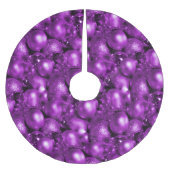 Paarse kerstcadeautjes kerstboom rok (Voorkant)