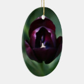 Paarse kerstfeestdag keramisch ornament (Rechts)
