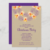 Paarse kerstfeestdagen (Voorkant / Achterkant)