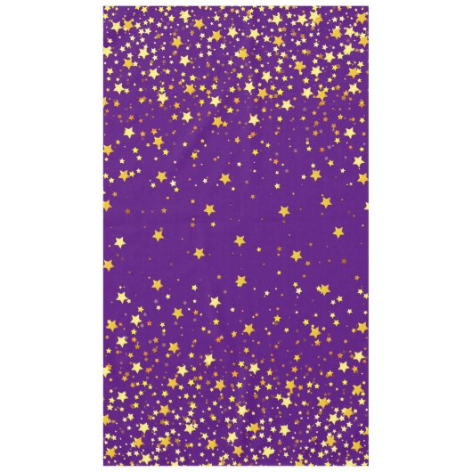 Paarse kerstkerstfeesttablet tafelkleed (Voorkant)