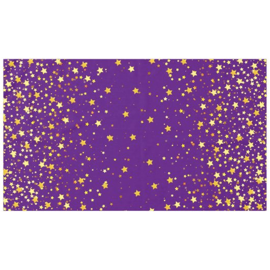 Paarse kerstkerstfeesttablet tafelkleed (Voorkant (Horizontaal))