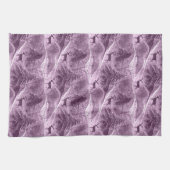 Paarse Kerstmispatroon#13 ID1009 Theedoek (Horizontaal)