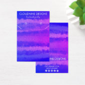 Paarse Ketting juwelen-kaart Visitekaartje (Bureau)