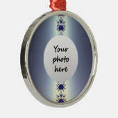 Paarse Ketting kerstboom Ornament (Rechts)