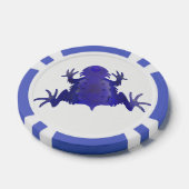 Paarse kikker poker chips (Enkel)