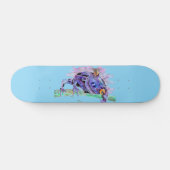 Paarse kikker skateboard (Horizontaal)
