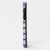Paarse klaver Case-Mate iPhone case (Achterkant/links)