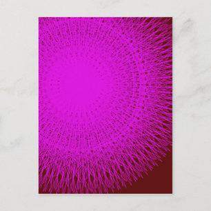 paarse kleur schaduw liefhebber briefkaart