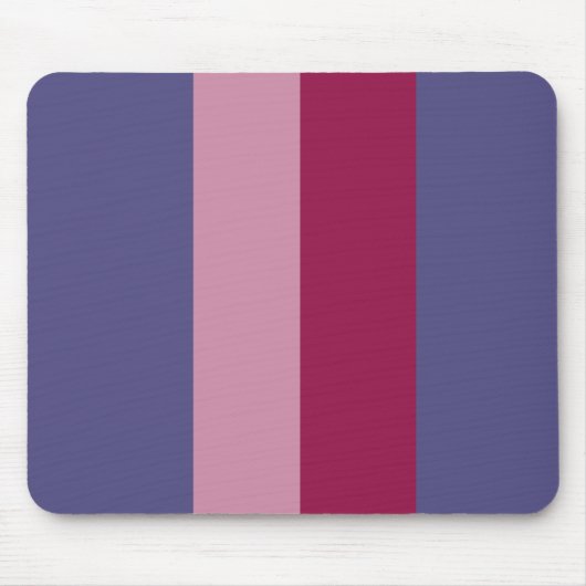 Paarse kleuren strepen muismat (Voorkant)
