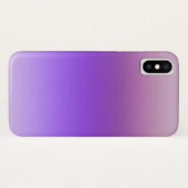 Paarse kleurengradiënt ombre Case-Mate iPhone case (Achterkant (horizontaal))