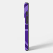 Paarse kleurenunitie met Britse vlag Case-Mate iPhone Case (Achterkant / Links)