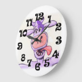 Paarse koe grote klok (Hoek)