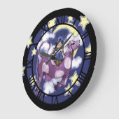 Paarse koe grote klok (Hoek)