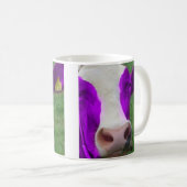 paarse koe koffiemok (Voorkant rechts)