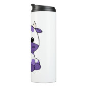 Paarse koe Oversized T-shirt_1 Thermosbeker (Geroteerd rechts)