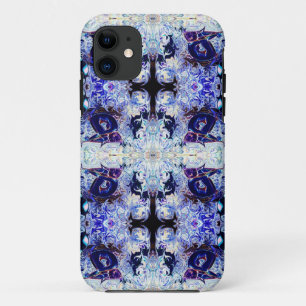 Paarse Konijn Yoga iPhone Hoesje door deprise