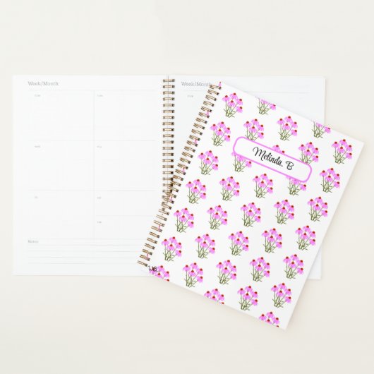 Paarse korenbloemen planner (Display)