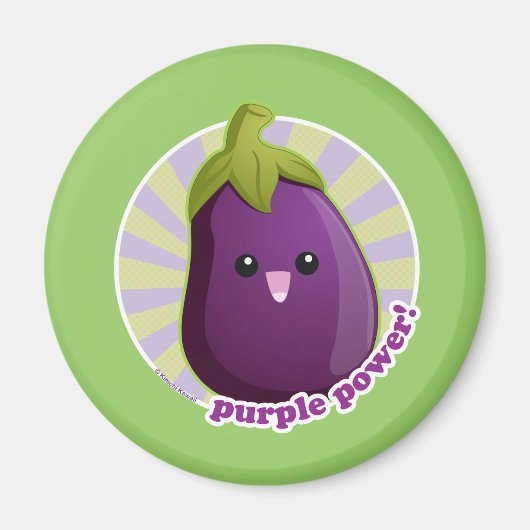 Paarse kracht! magneet (Voorkant)