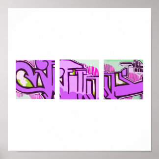 Paarse kracht poster