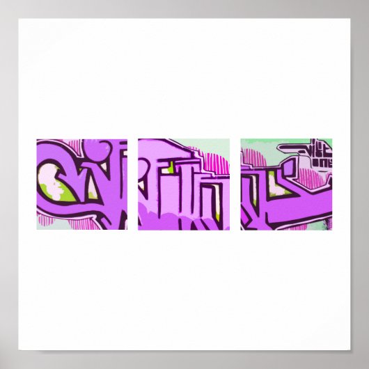 Paarse kracht poster (Voorkant)