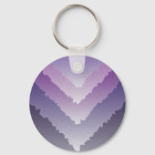 Paarse kristallen sleutelhanger (Voorkant)