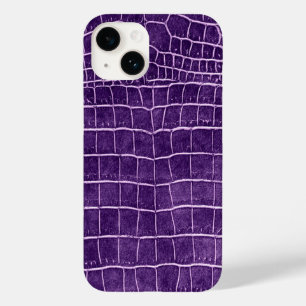 Paarse Krokodil Case-Mate iPhone 14 Hoesje