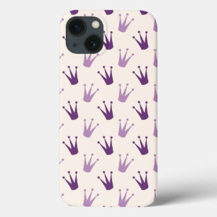 Paarse kronen iPad Case