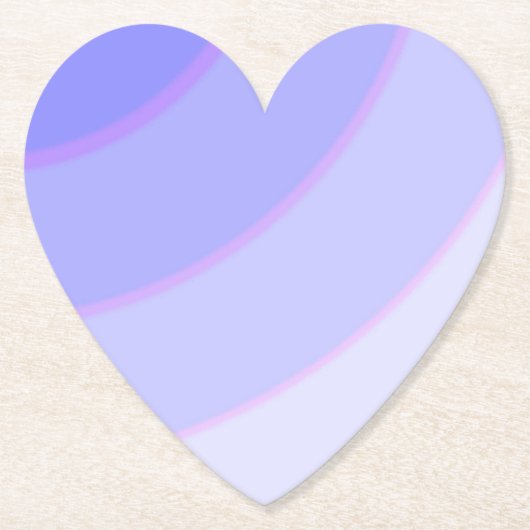 Paarse Krullen Onderzetter van Papier (Voorkant)