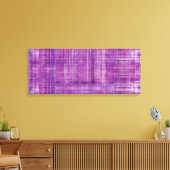 Paarse kunst kleur schilderij canvas afdrukken (Insitu (Woonkamer))