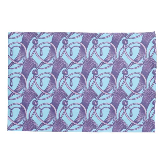 Paarse . kussensloop (Achterkant)