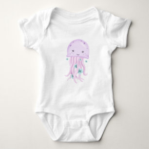 Paarse kwallen romper
